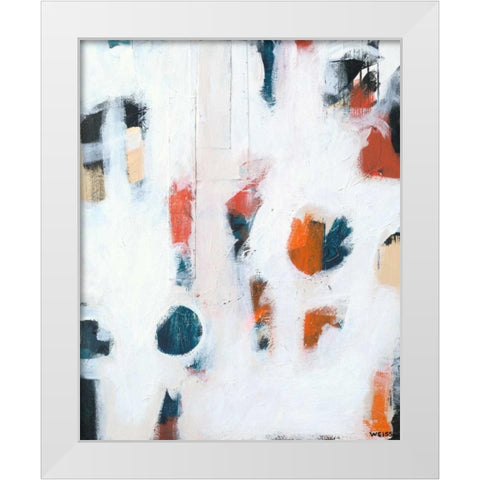 Outside Over There 1 White Modern Wood Framed Art Print by Weiss, Jan