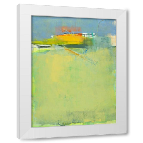 If I Leave You Now White Modern Wood Framed Art Print by Wakefield, Martha