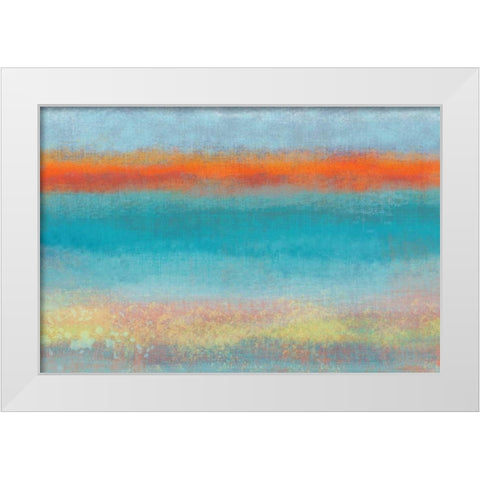 Country Sky 1 White Modern Wood Framed Art Print by Weiss, Jan