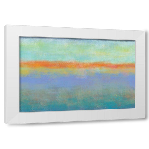 Country Sky 2 White Modern Wood Framed Art Print by Weiss, Jan