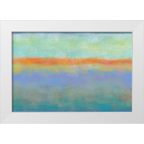 Country Sky 2 White Modern Wood Framed Art Print by Weiss, Jan