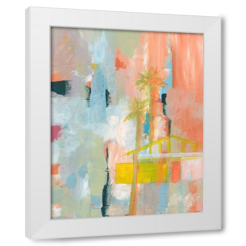 Desert Living 1 White Modern Wood Framed Art Print by Weiss, Jan