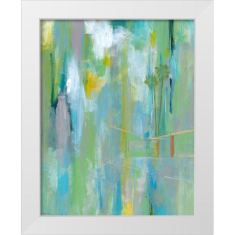 Desert Living 3 White Modern Wood Framed Art Print by Weiss, Jan