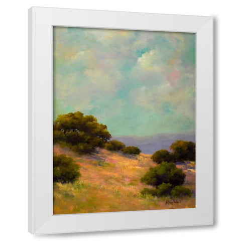 Spring Hill White Modern Wood Framed Art Print by Weil, Alice