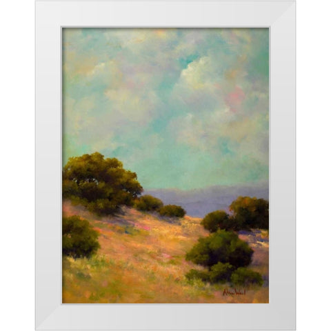 Spring Hill White Modern Wood Framed Art Print by Weil, Alice