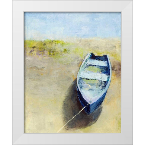 Low Tide White Modern Wood Framed Art Print by Wakefield, Martha