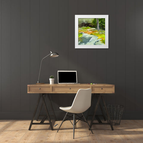 This Is the Way White Modern Wood Framed Art Print by Wakefield, Martha