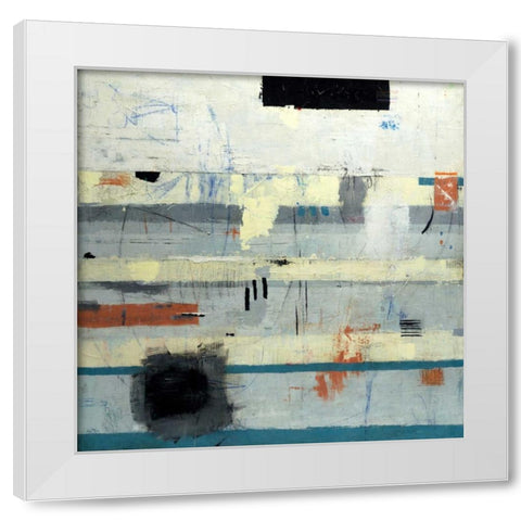 Find Your Serenity White Modern Wood Framed Art Print by Weaverling, Julie