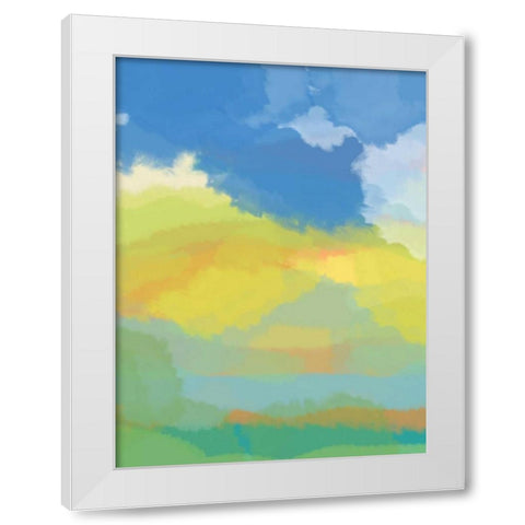 Break in the Weather White Modern Wood Framed Art Print by Weiss, Jan