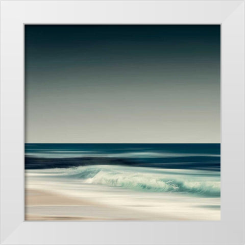 Cristal Surf White Modern Wood Framed Art Print by Wuestenhagen, Dirk