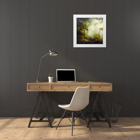 Glorious Woods White Modern Wood Framed Art Print by Wuestenhagen, Dirk
