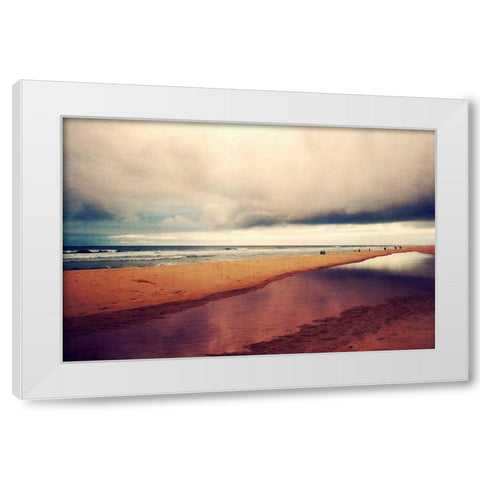 Seascape White Modern Wood Framed Art Print by Wuestenhagen, Dirk