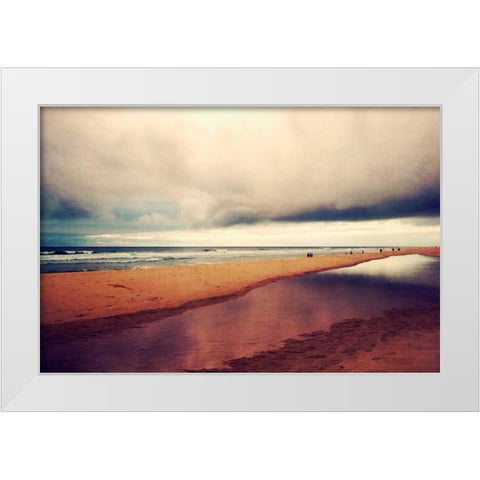 Seascape White Modern Wood Framed Art Print by Wuestenhagen, Dirk