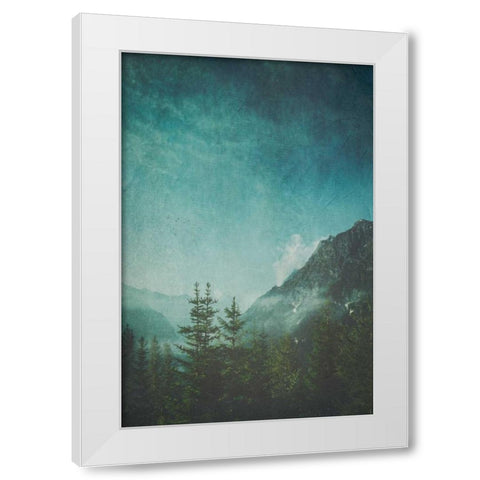 Valley View White Modern Wood Framed Art Print by Wuestenhagen, Dirk