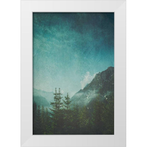 Valley View White Modern Wood Framed Art Print by Wuestenhagen, Dirk