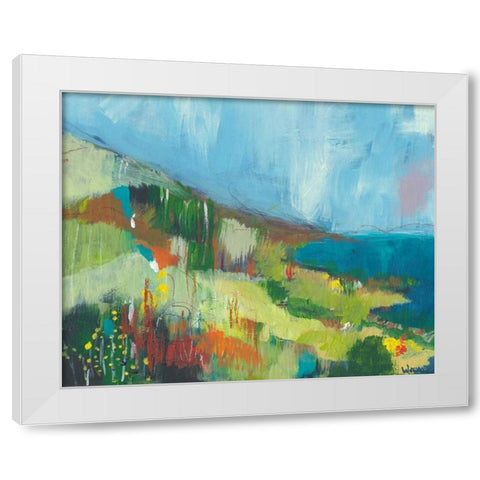 Pacific Coast White Modern Wood Framed Art Print by Weiss, Jan