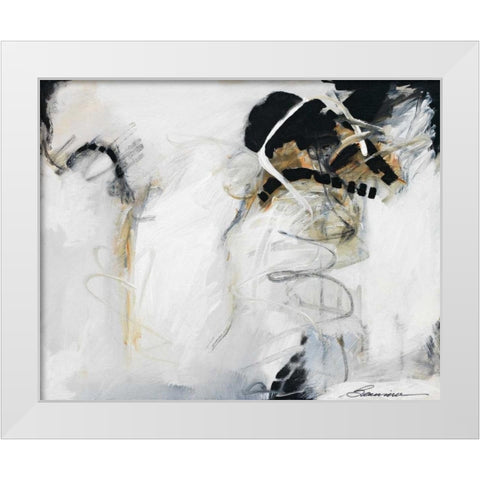 Against All Odds White Modern Wood Framed Art Print by Wild, Beau