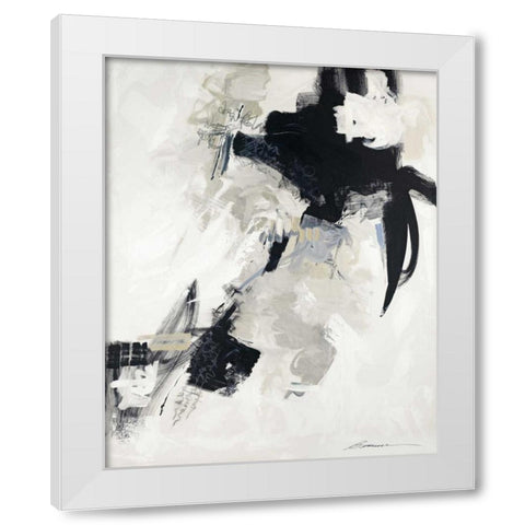Puffs and Gusts White Modern Wood Framed Art Print by Wild, Beau