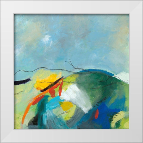 Alpine No. 2 White Modern Wood Framed Art Print by Weiss, Jan