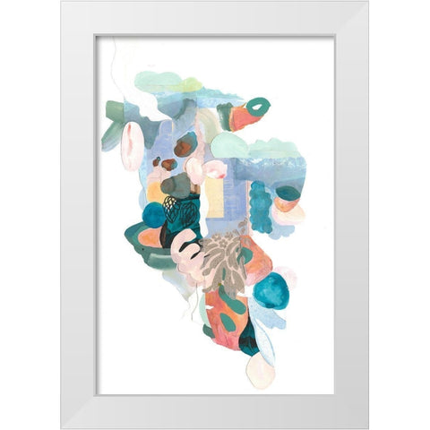 Papers No. 50 White Modern Wood Framed Art Print by Wheeler, Erin McClusky