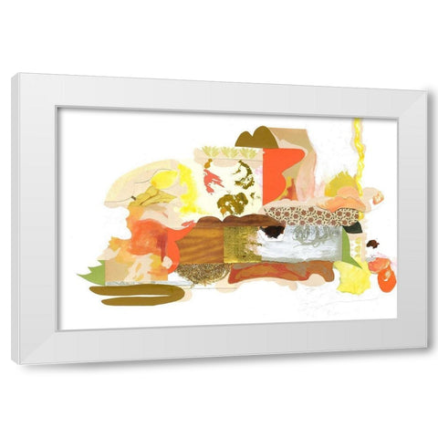 Papers No. 53 White Modern Wood Framed Art Print by Wheeler, Erin McClusky