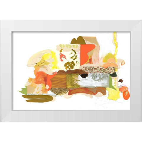 Papers No. 53 White Modern Wood Framed Art Print by Wheeler, Erin McClusky