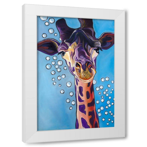 Big Heart White Modern Wood Framed Art Print by Wronski, Kathryn