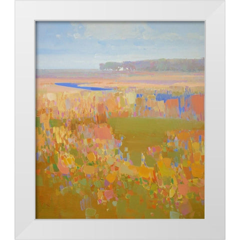 Fall White Modern Wood Framed Art Print by Yeremyan, Vahe