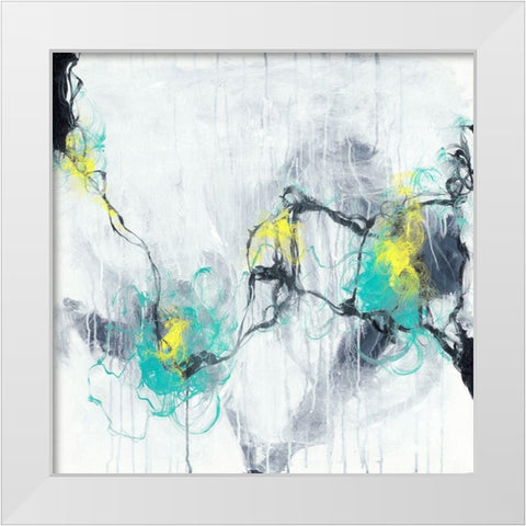 Catalyst Stage 1 White Modern Wood Framed Art Print by Zivoin, Romeo