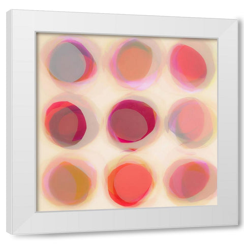 Happy Go Lucky White Modern Wood Framed Art Print by Zinna, Lisa