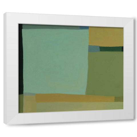 Lorettas View 4 White Modern Wood Framed Art Print by Zinn, Tamar