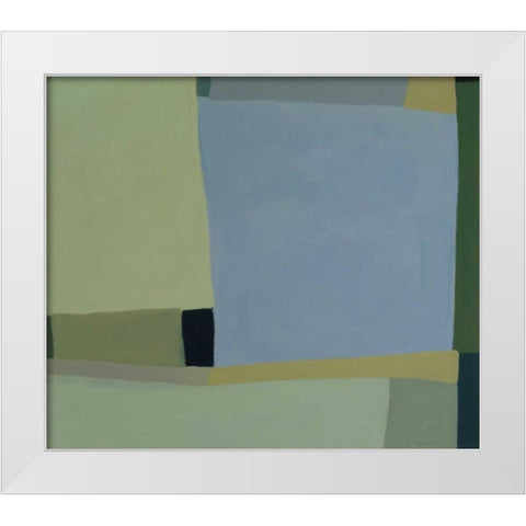 Lorettas View 6 White Modern Wood Framed Art Print by Zinn, Tamar