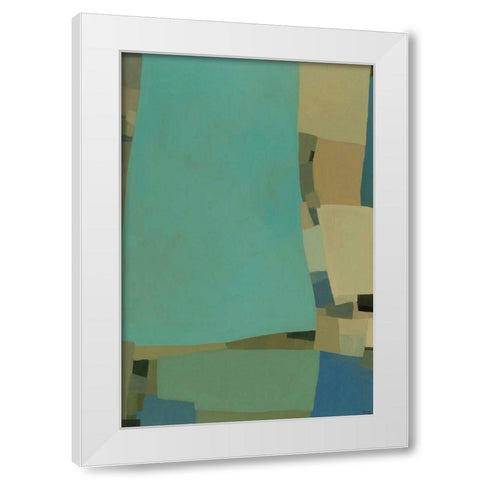 Arabesque 7 White Modern Wood Framed Art Print by Zinn, Tamar