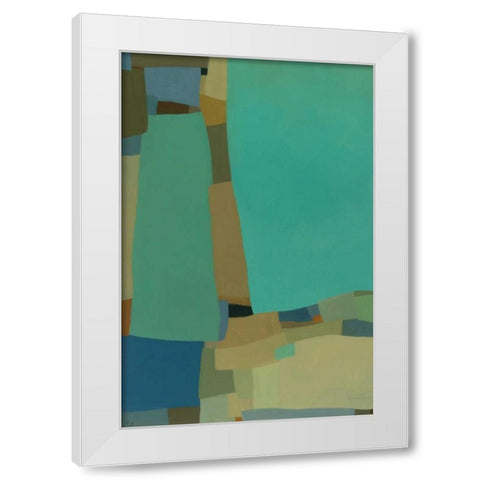 Arabesque 8 White Modern Wood Framed Art Print by Zinn, Tamar
