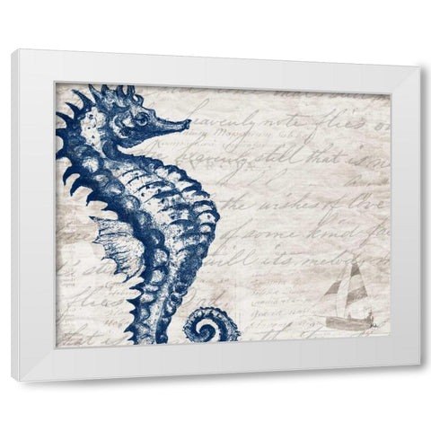 Atlantic Finds II White Modern Wood Framed Art Print by Pinto, Patricia