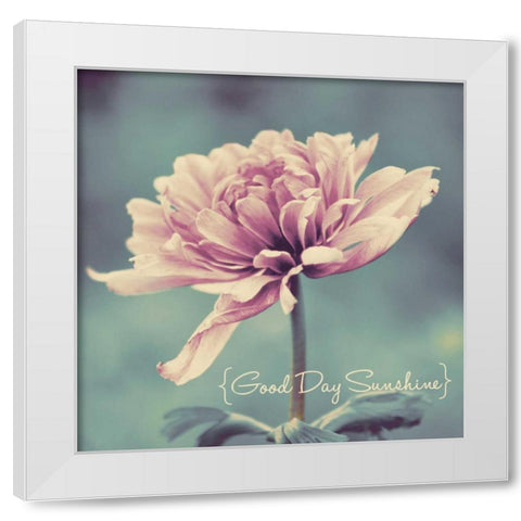Good Day Sunshine Border White Modern Wood Framed Art Print by Peck, Gail