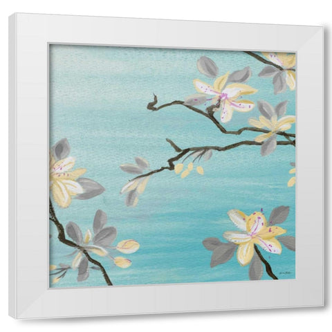 Always Springtime II White Modern Wood Framed Art Print by Baliko, Linda