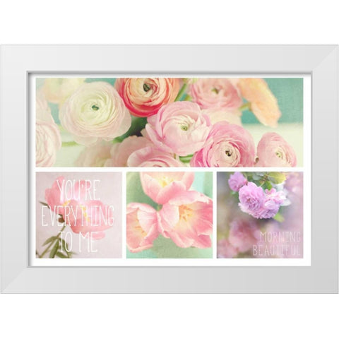 Blossoms 4 Pack White Modern Wood Framed Art Print by Gardner, Sarah