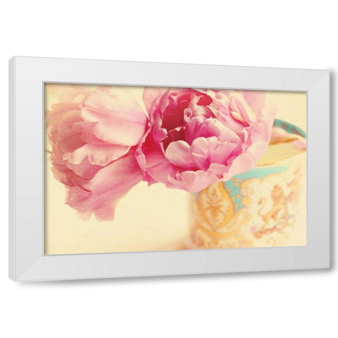 Elegant Vase White Modern Wood Framed Art Print by Gardner, Sarah