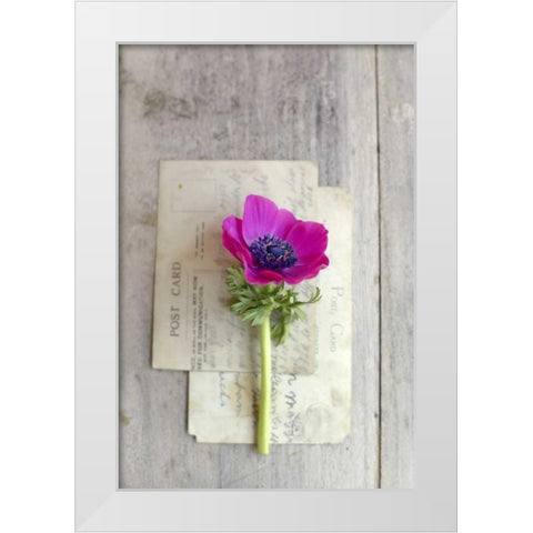 Love Note White Modern Wood Framed Art Print by Gardner, Sarah