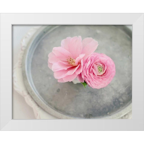 A Captivating Pair White Modern Wood Framed Art Print by Gardner, Sarah