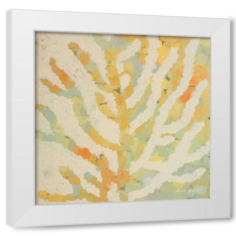 Coral Vision I White Modern Wood Framed Art Print by Loreth, Lanie