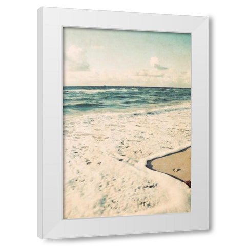 Filtered Beach Photo II White Modern Wood Framed Art Print by Peck, Gail