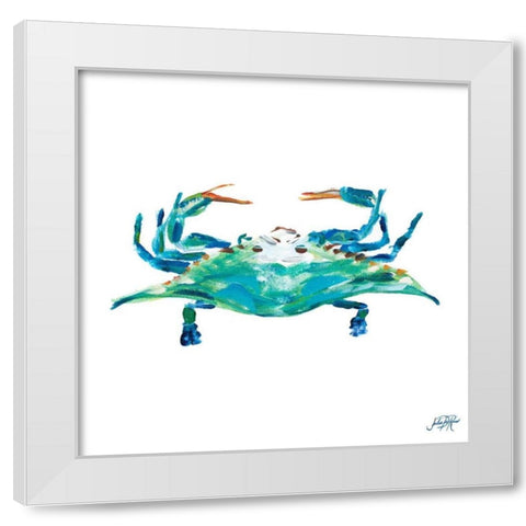 Sea Creatures I White Modern Wood Framed Art Print by DeRice, Julie