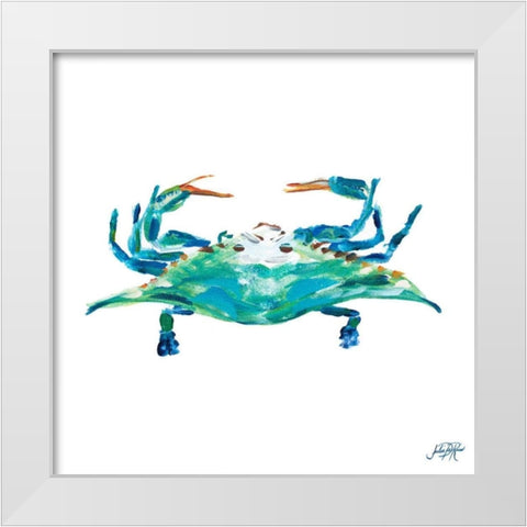 Sea Creatures I White Modern Wood Framed Art Print by DeRice, Julie