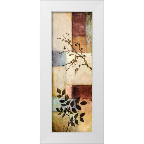 Through the Seasons III White Modern Wood Framed Art Print by Marcon, Michael