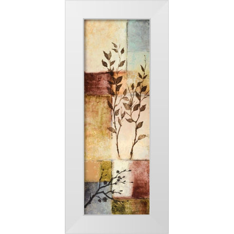 Through the Seasons II White Modern Wood Framed Art Print by Marcon, Michael