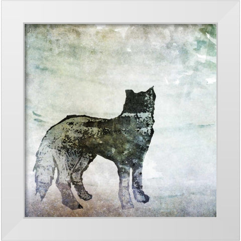 Wildlife on Site II White Modern Wood Framed Art Print by Biscardi, Nicholas