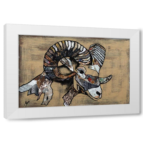 Serengeti Wildlife III White Modern Wood Framed Art Print by Ritter, Gina