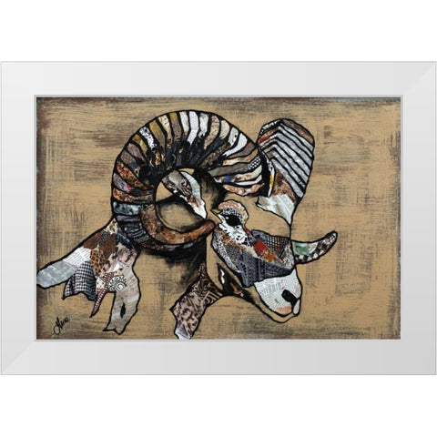Serengeti Wildlife III White Modern Wood Framed Art Print by Ritter, Gina
